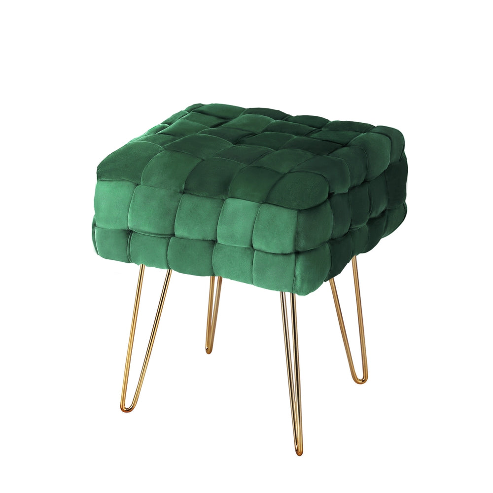 Artiss Cleo Velvet Ottoman Foot Stool