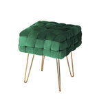 Artiss Cleo Velvet Ottoman Foot Stool