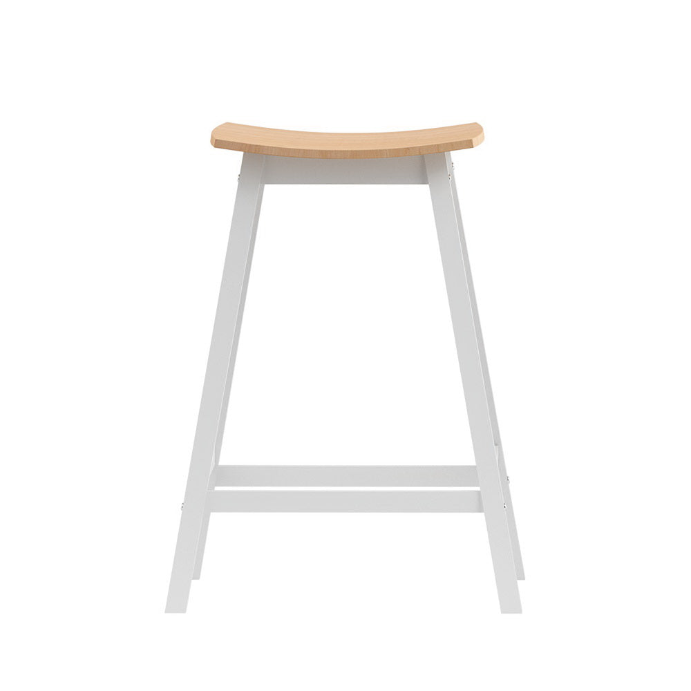 Artiss Ari Wooden Bar Stools - Set of 2