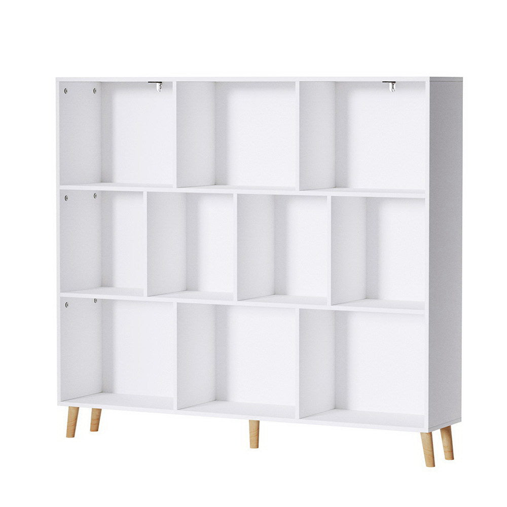 Artiss CORA White 3-Tier Bookshelf