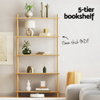 Artiss 5-Tier Wooden Bookshelf Display Stand