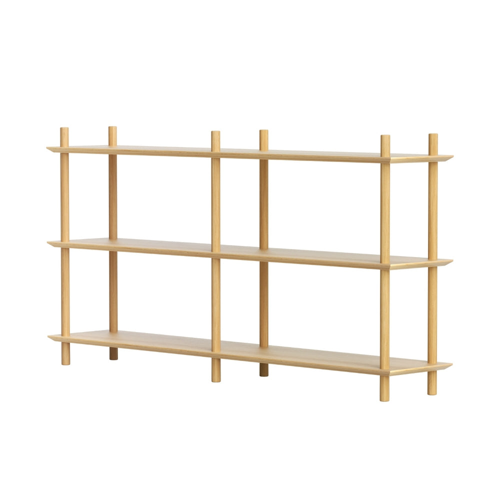 Artiss 3-Tier Pine Wood Bookshelf