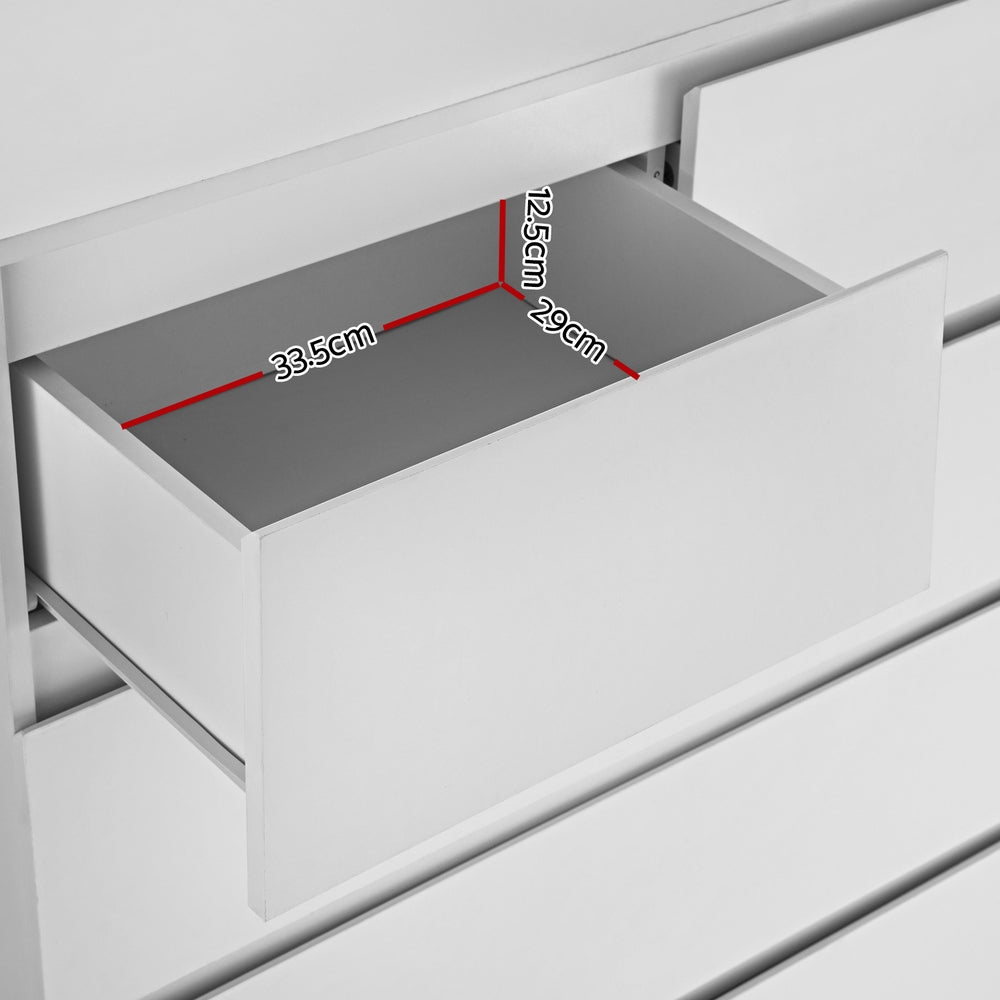 Pepe White Chest of Drawers - Modern Design