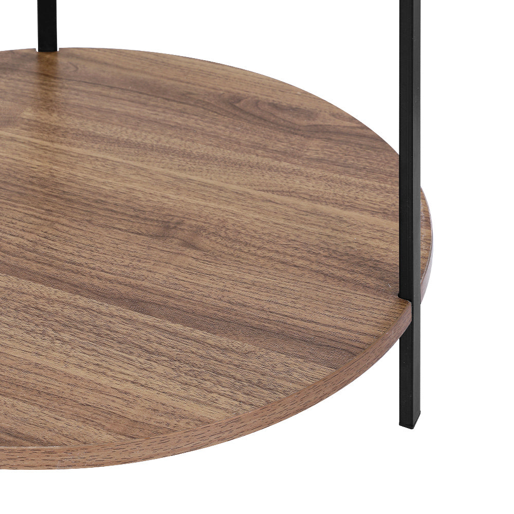 Artiss Cedric Round Coffee Table - White