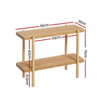 Artiss Sera 92CM Pine Console Table