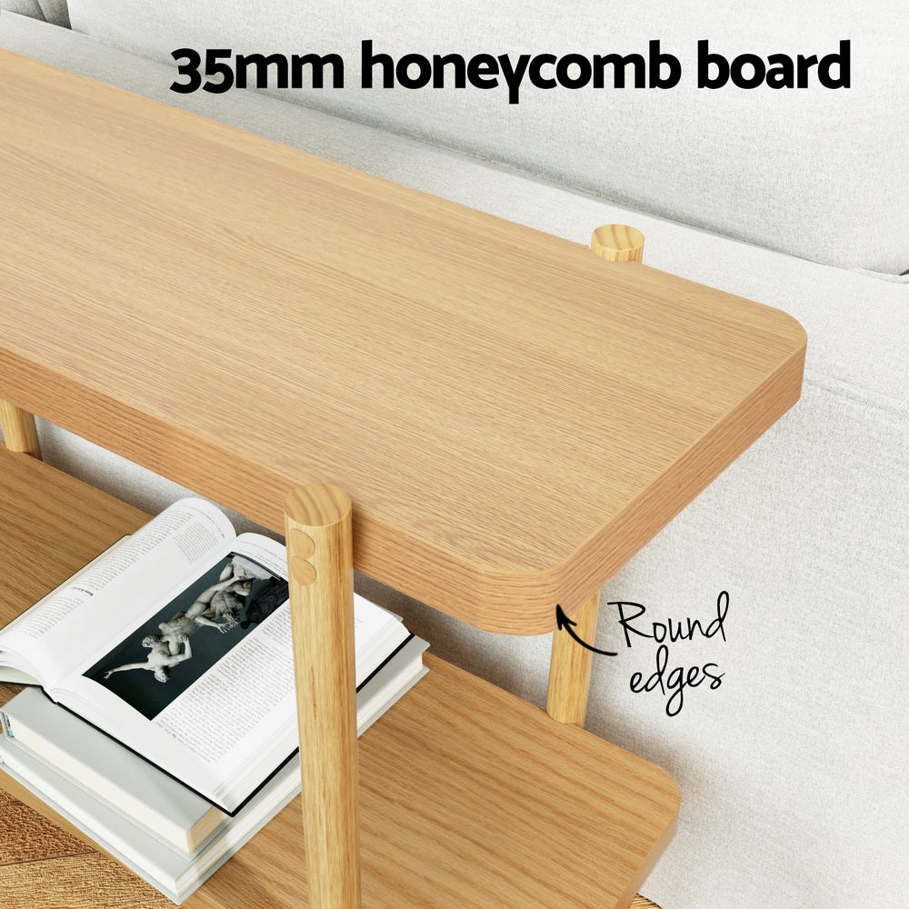 Artiss Sera 92CM Pine Console Table