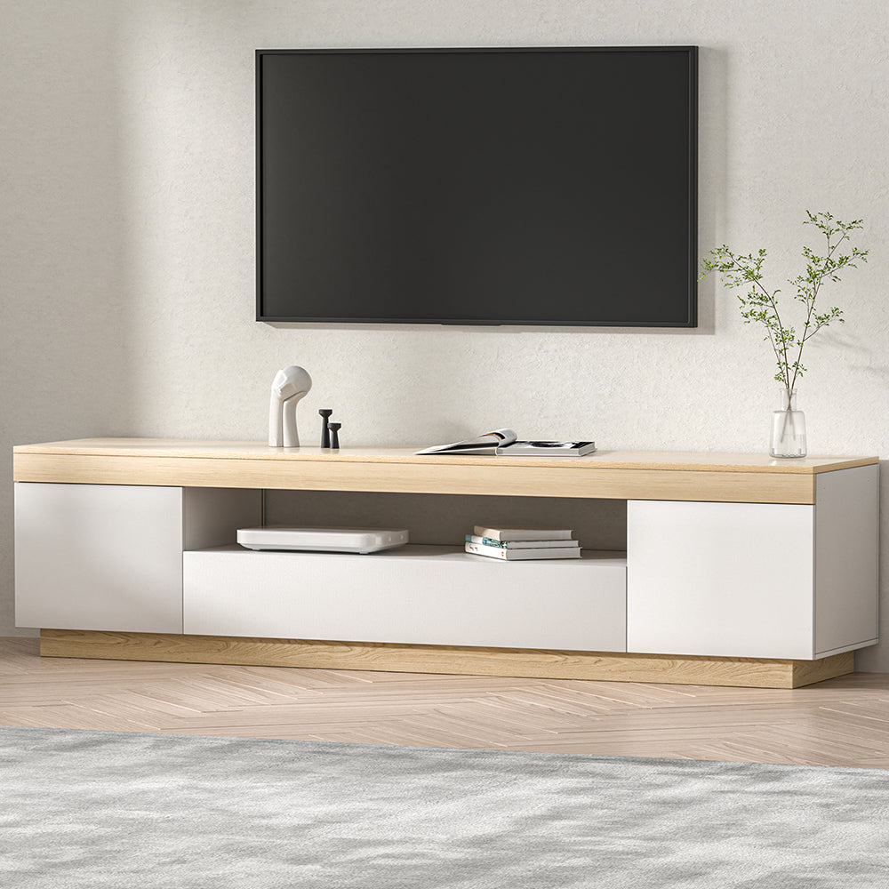 Artiss Lior 180CM White Wood TV Cabinet
