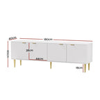 Artiss Riley White TV Cabinet 180CM