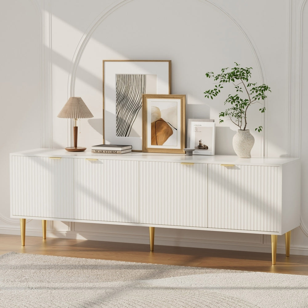Artiss Riley White TV Cabinet 180CM