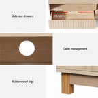 Karel Marble-Effect TV Cabinet 150CM