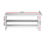 Bamboo Shoe Storage Bench with Seating