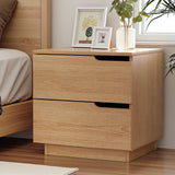 Artiss Bedside Table 2 Drawers Nightstand Pine