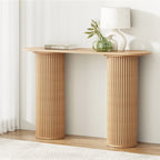 Blake Oval Console Table - 115CM Pine