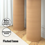 Blake Oval Console Table - 115CM Pine