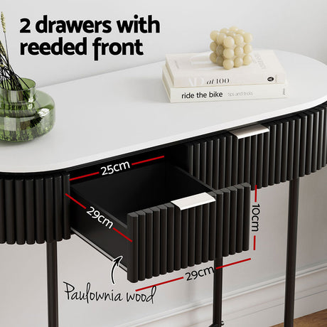 Artiss Romeo Console Table with 2 Drawers