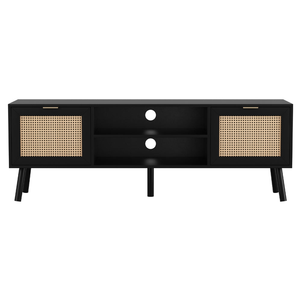 Artiss 150cm Elegant Black TV Unit
