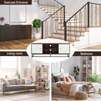 Artiss 150cm Walnut & White TV Unit