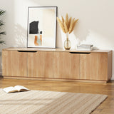 Artiss 180cm Pine TV Unit Storage Cabinet