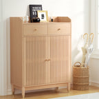 Elegant 4-Tier Shoe Rack Cabinet for 16 Pairs