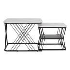 Artiss Modern Marble Effect Nesting Coffee Table Set