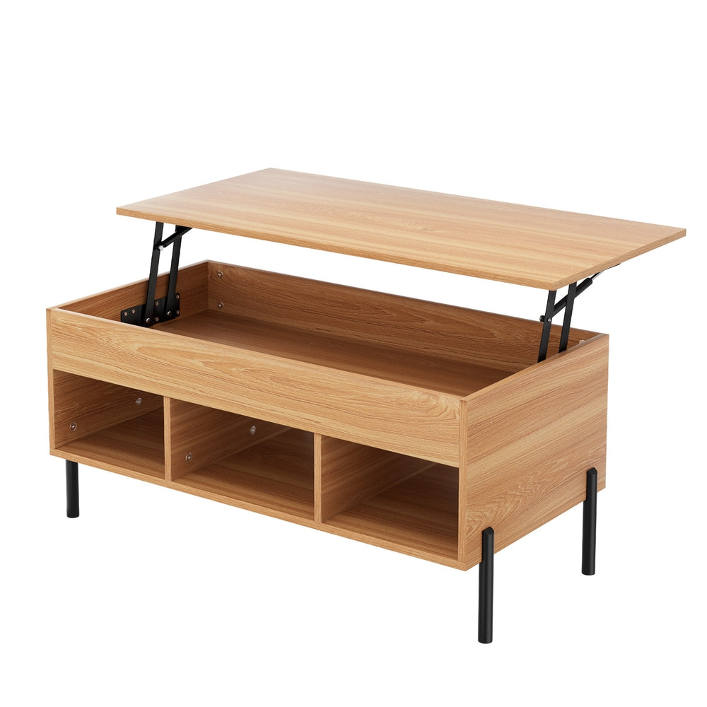 Artiss Oak Lift-Top Coffee Table