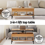 Artiss Oak Lift-Top Coffee Table