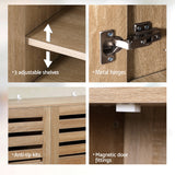 30-Pair Adjustable Shoe Storage Cabinet