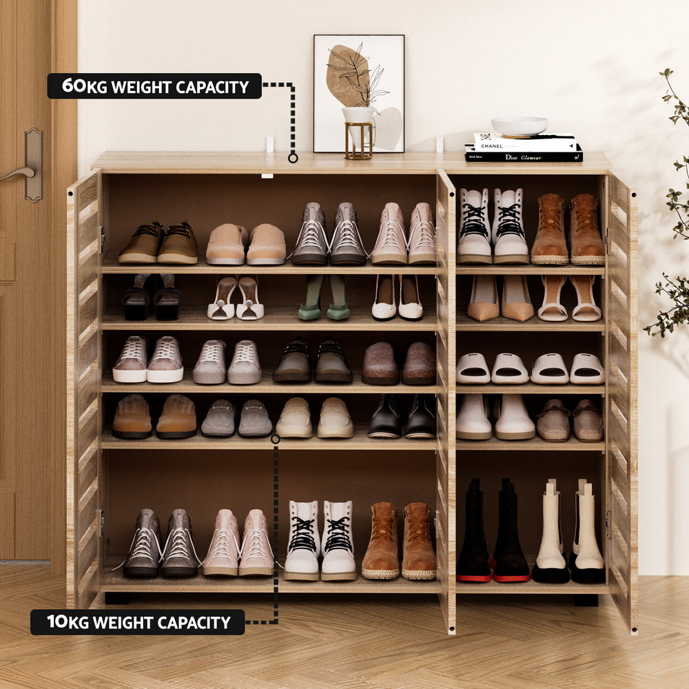 30-Pair Adjustable Shoe Storage Cabinet