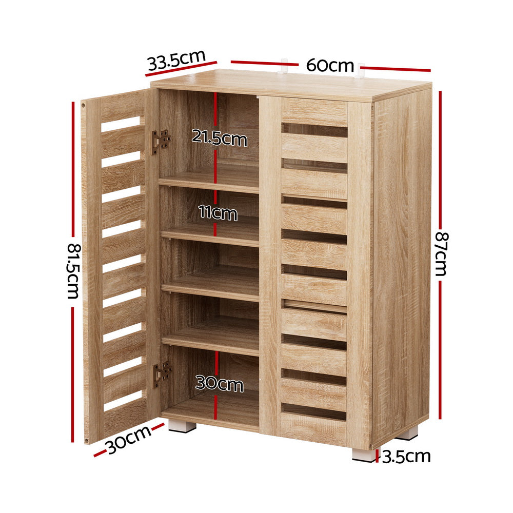 Elegant 20-Pair Shoe Cabinet for Organized Spaces