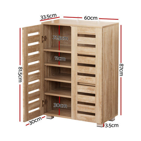 Elegant 20-Pair Shoe Cabinet for Organized Spaces