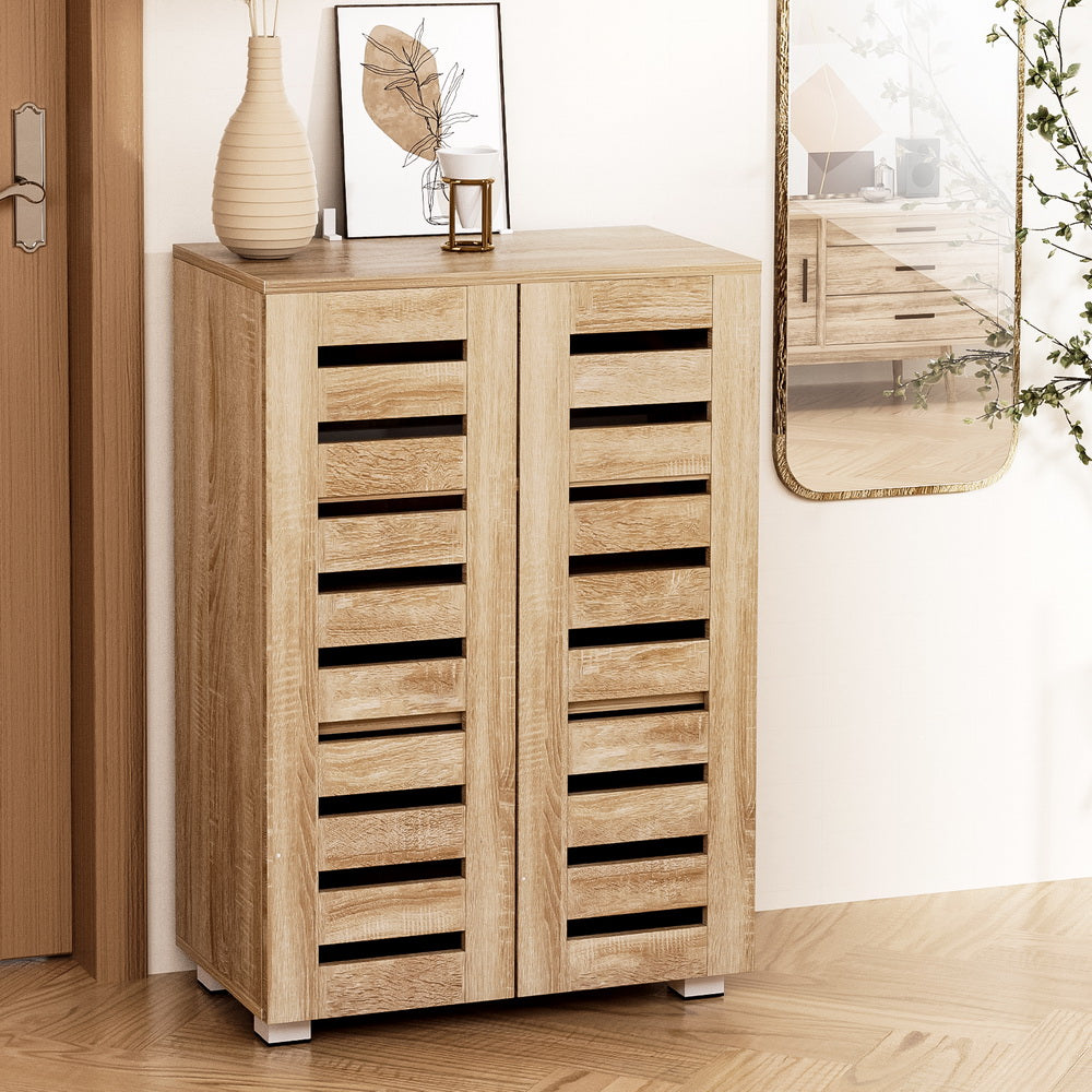 Elegant 20-Pair Shoe Cabinet for Organized Spaces