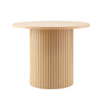 Artiss Round Fluted Coffee Table