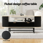 Artiss Modern Wood Coffee Table with Drawers