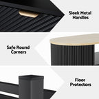 Artiss Modern Wood Coffee Table with Drawers