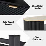 Artiss Modern Wood Coffee Table with Drawers