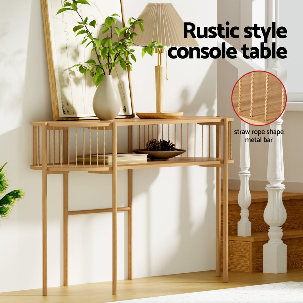 Artiss 124CM Pine Console Table