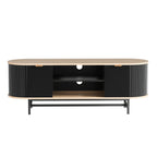Artiss Black Pine TV Unit Storage Cabinet