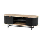 Artiss Black Pine TV Unit Storage Cabinet