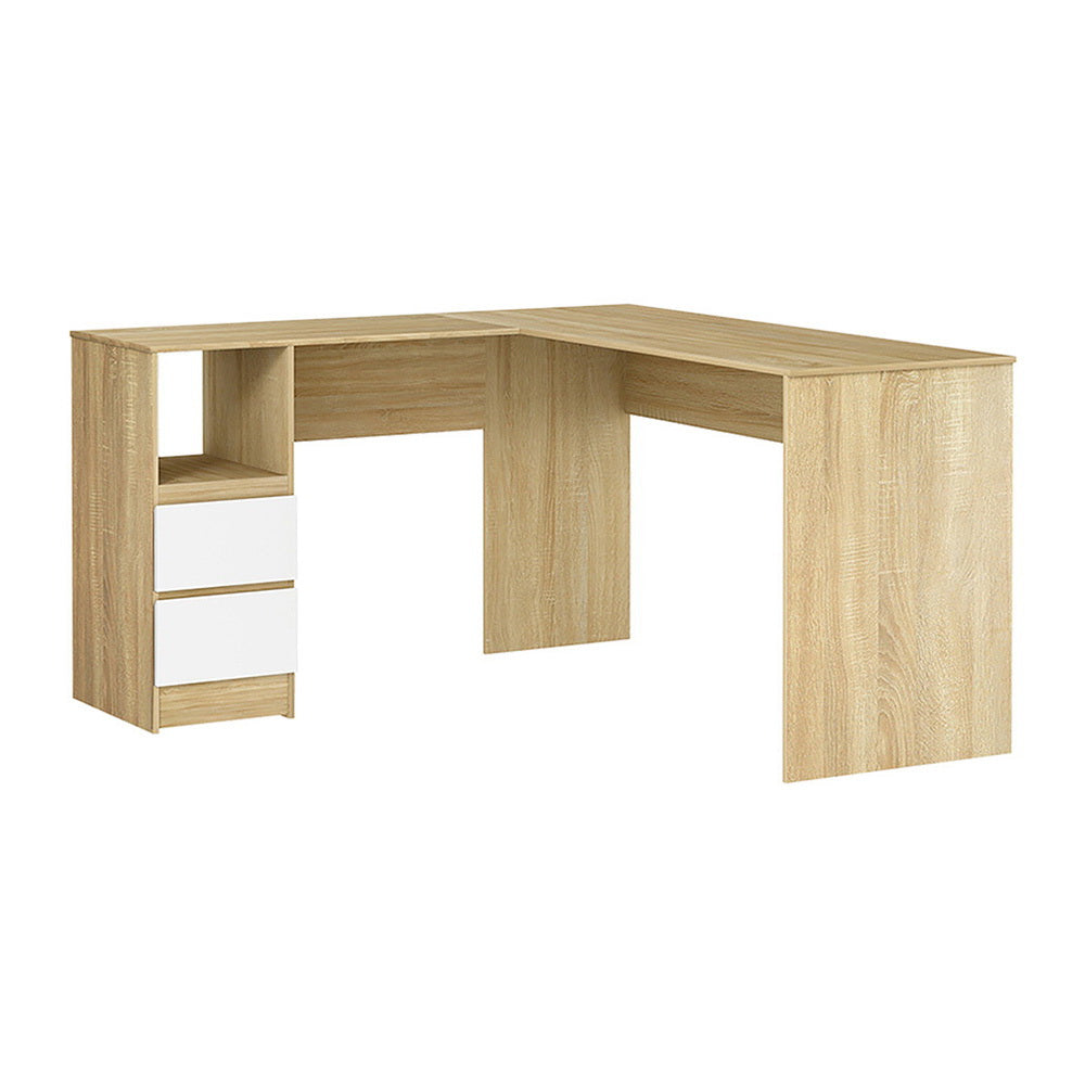 Artiss L-Shaped Computer Desk with Drawers