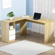 Artiss L-Shaped Computer Desk with Drawers