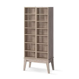Artiss BERG Oak Multimedia Storage Rack