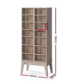 Artiss BERG Oak Multimedia Storage Rack