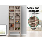 Artiss BERG Oak Multimedia Storage Rack