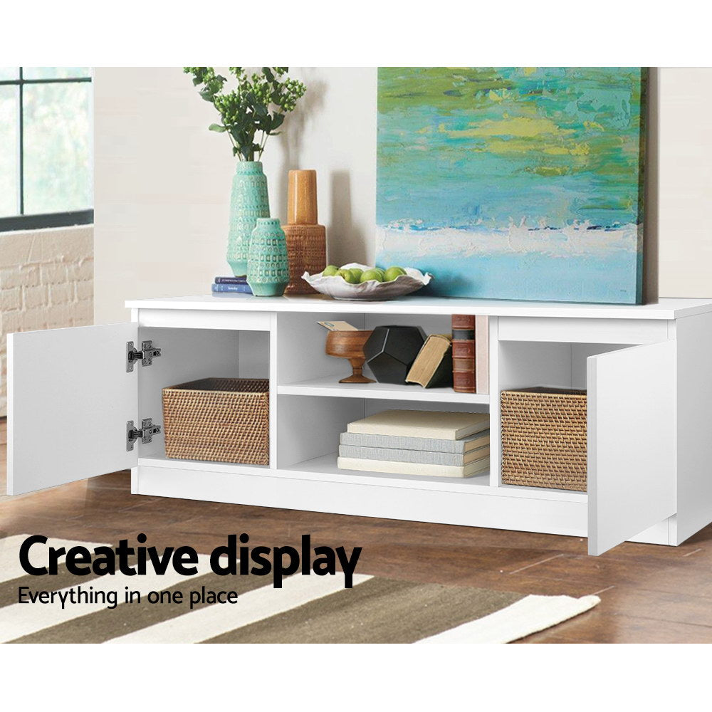 Artiss 120cm White TV Cabinet Entertainment Unit
