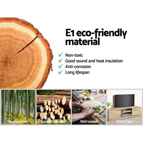 Artiss 160cm Pine TV Cabinet Unit