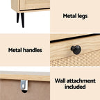 Elegant Pine Shoe Rack with Flip-out Drawers