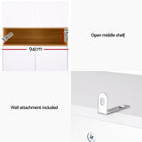 Elegant 9-Tier Shoe Rack Storage Cabinet