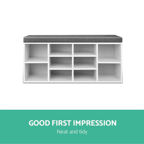 Multifunctional Shoe Rack and Bench Storage