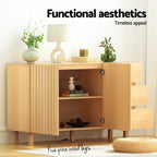 Artiss 130cm Modern Pine Buffet Sideboard