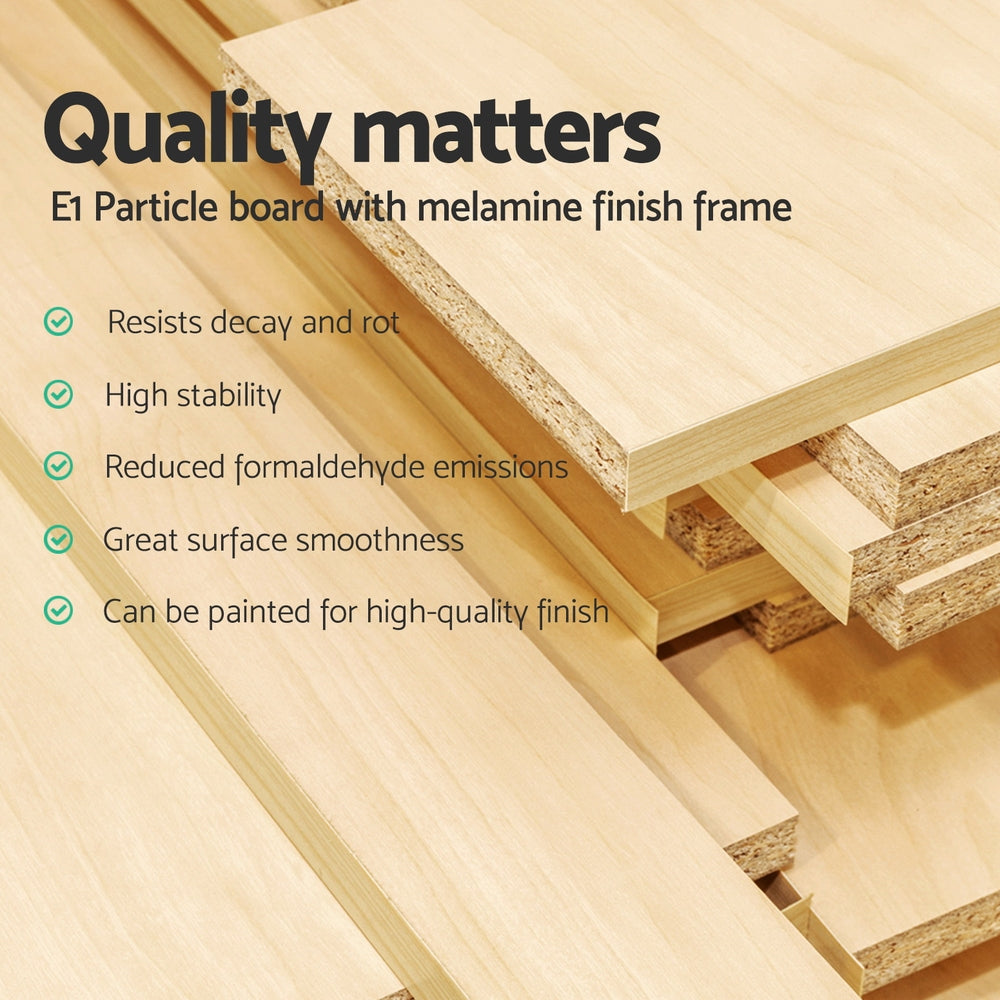 Artiss 130cm Modern Pine Buffet Sideboard